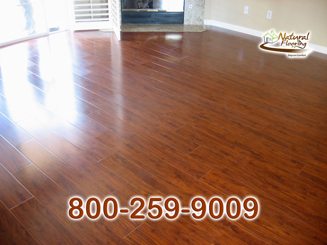 Golden Walnut Laminate Floor