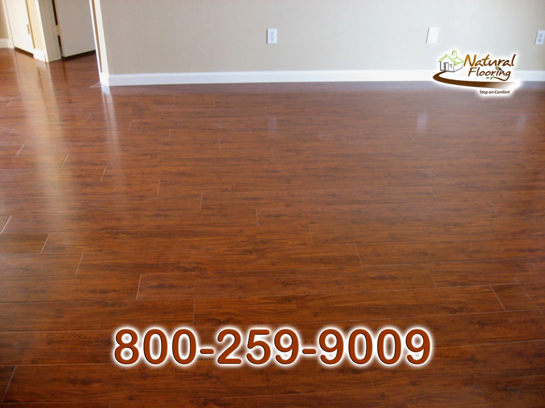 Golden Walnut Laminate Floor