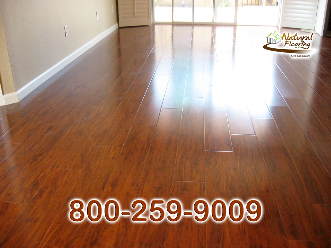 Golden Walnut Laminate Floor