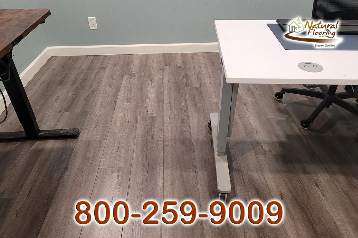 Gray Bar Laminate Floor