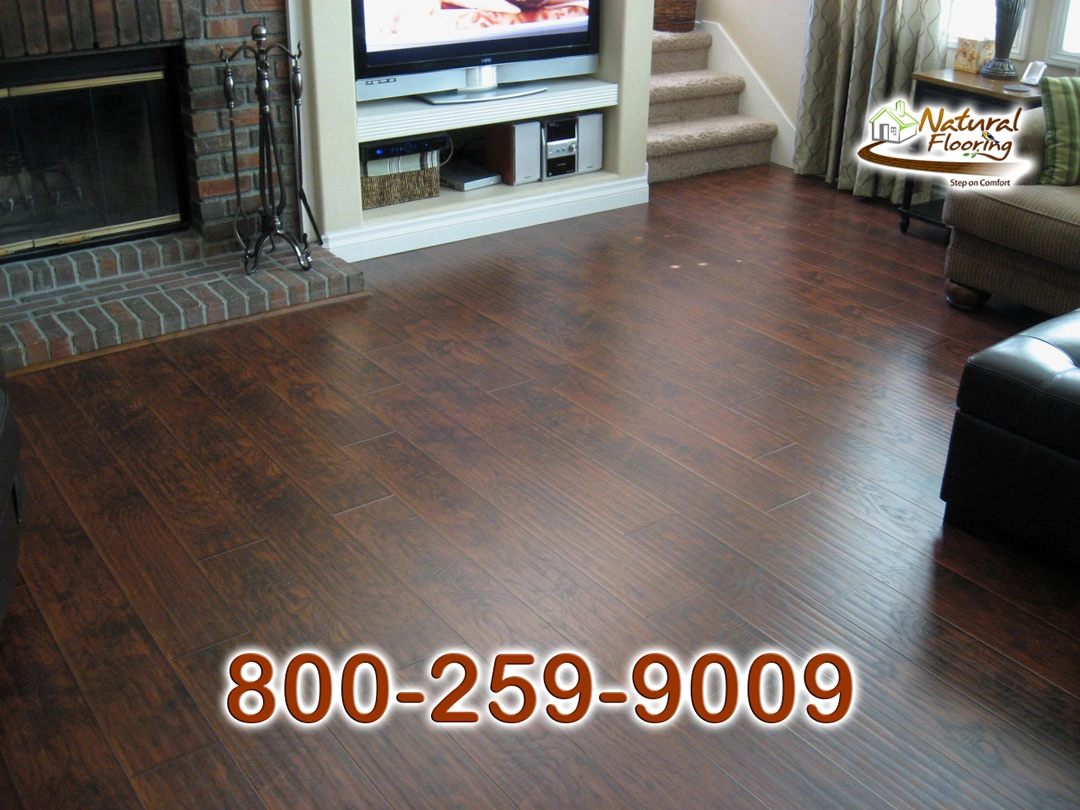 Hickory Gunstock Laminate Floor