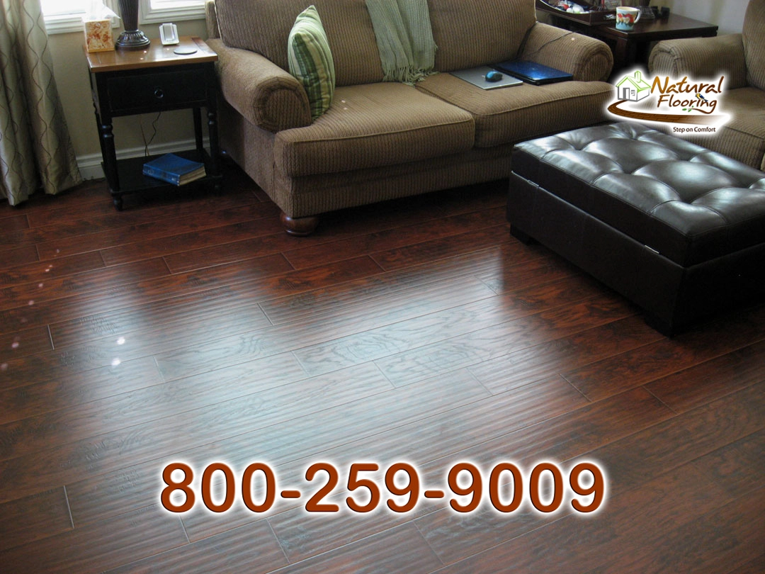 Hickory Gunstock Laminate Floor
