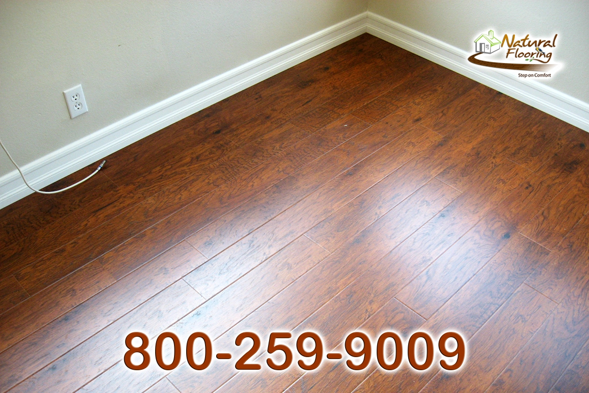 Hickory Gunstock Smooth Laminate Floor Eastwood