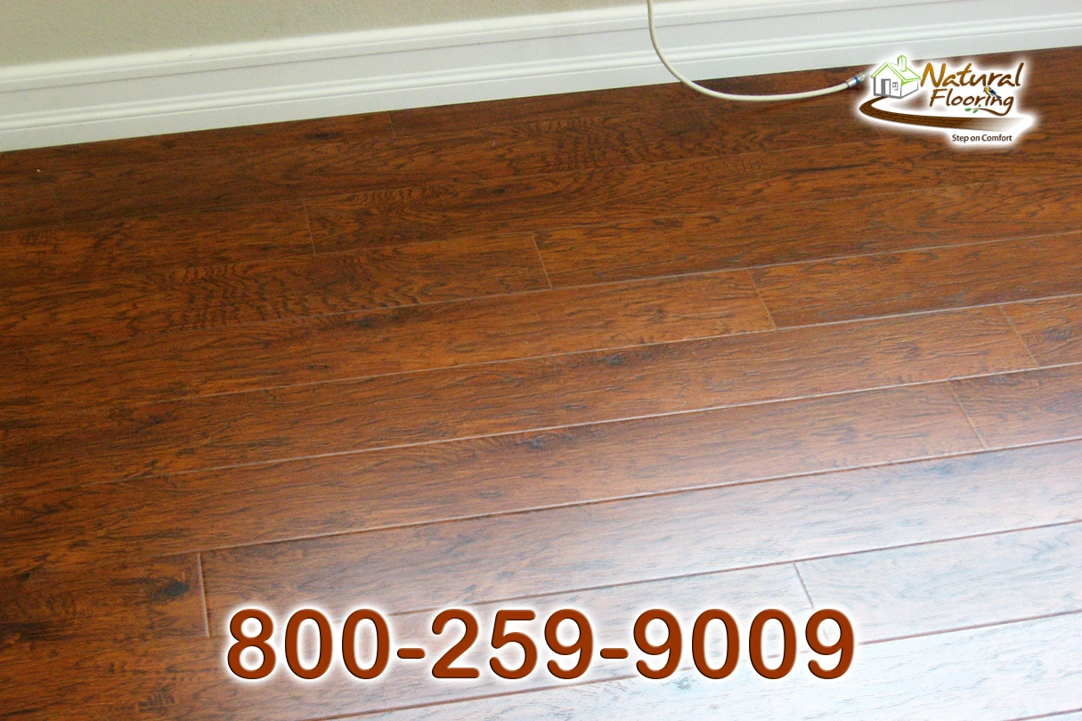 Hickory Gunstock Smooth Laminate Floor Eastwood