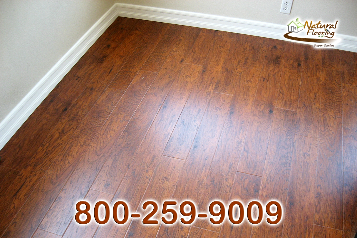 Hickory Gunstock Smooth Laminate Floor Eastwood