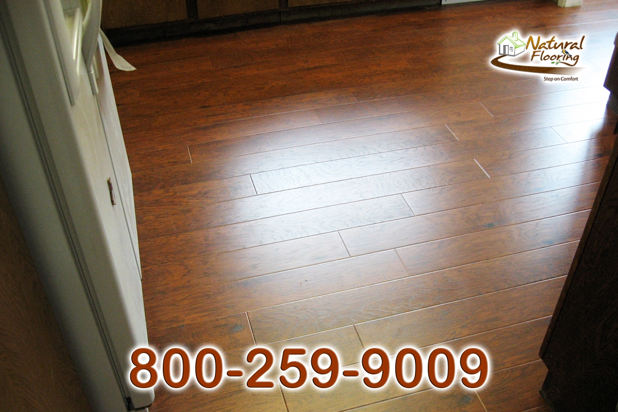 Hickory Gunstock Smooth Laminate Floor Eastwood