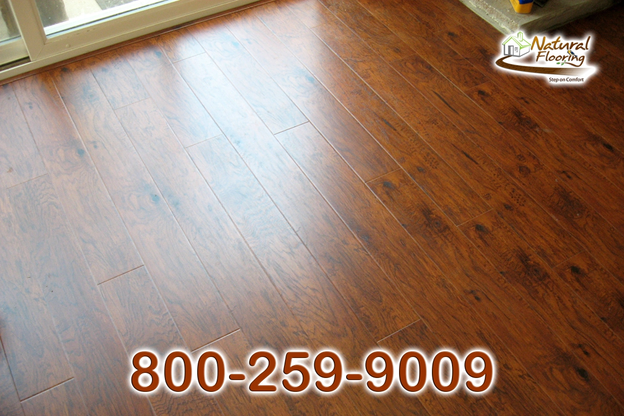 Hickory Gunstock Smooth Laminate Floor Eastwood