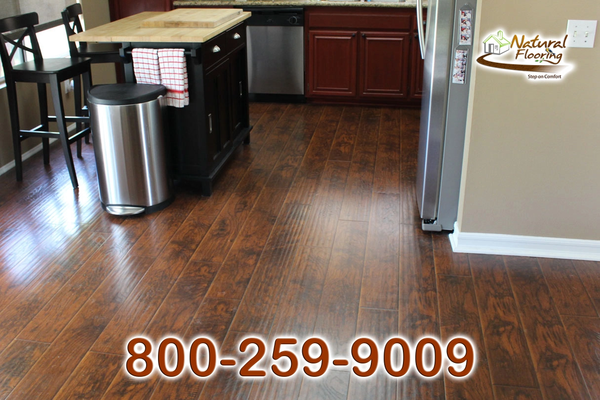 Hickory Sunset Laminate Floor