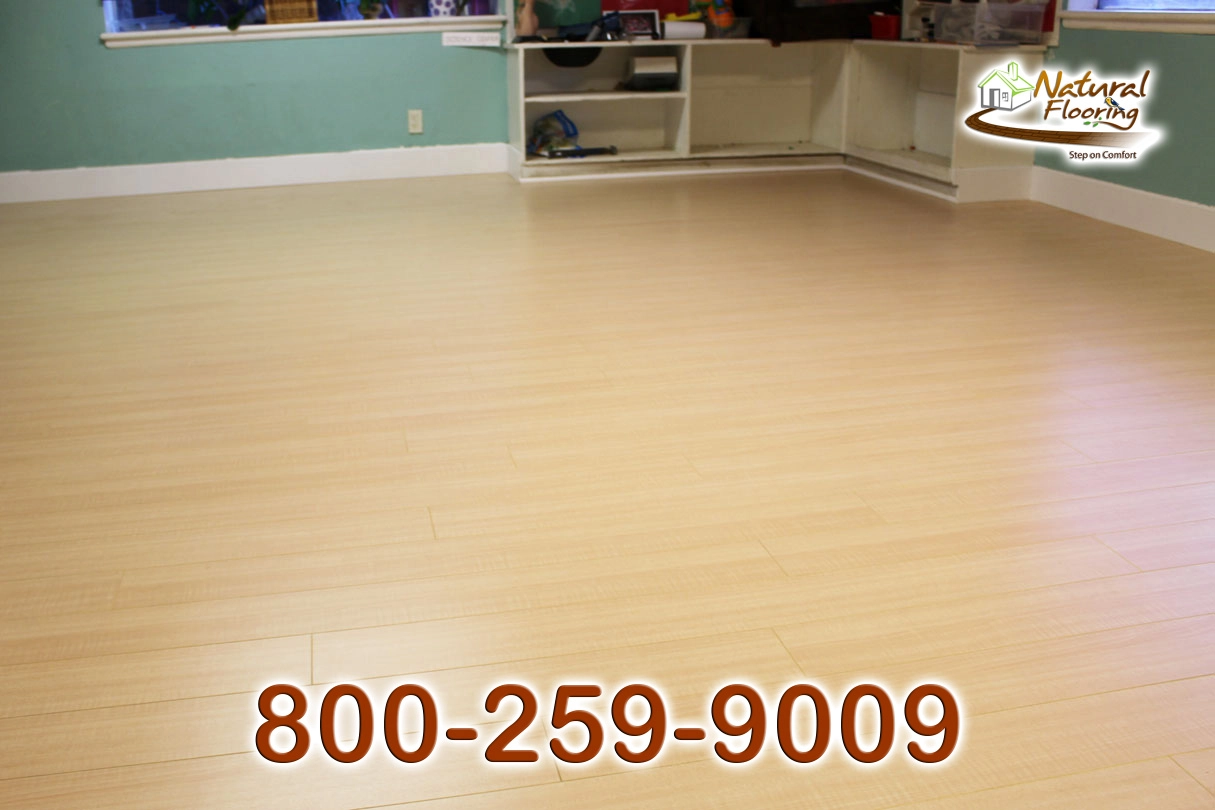 Honey Maple Laminate Floor