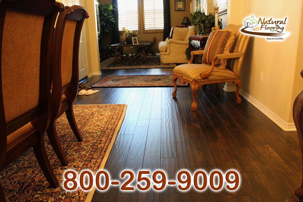 Pumpernickel Handscraped Laminate Floor