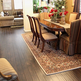 Pumpernickel Handscraped Laminate Floor Linco 1 392577