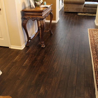 Pumpernickel Handscraped Laminate Floor Linco 2 722682