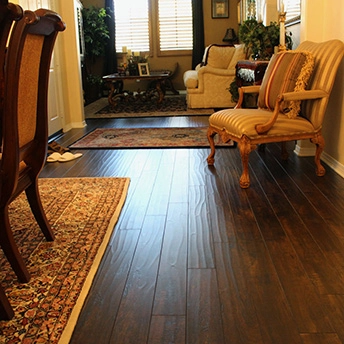 Pumpernickel Handscraped Laminate Floor Linco 3 247265