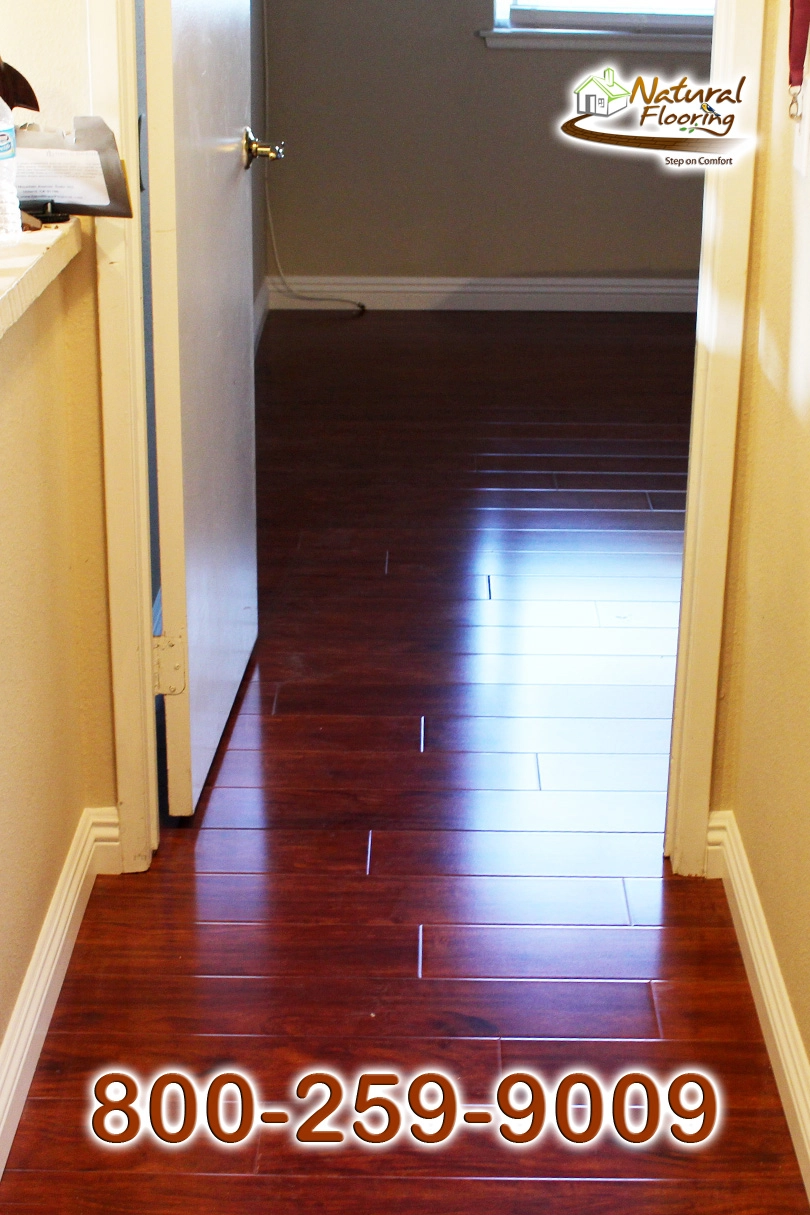 Roasted Mahogany Glossy Laminate Floor