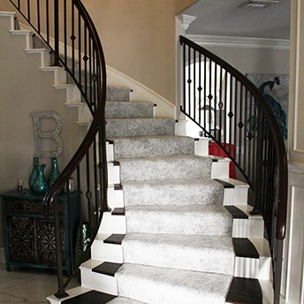 Fancy That Gray Owl Carpet Stair Runner Tuftex 1