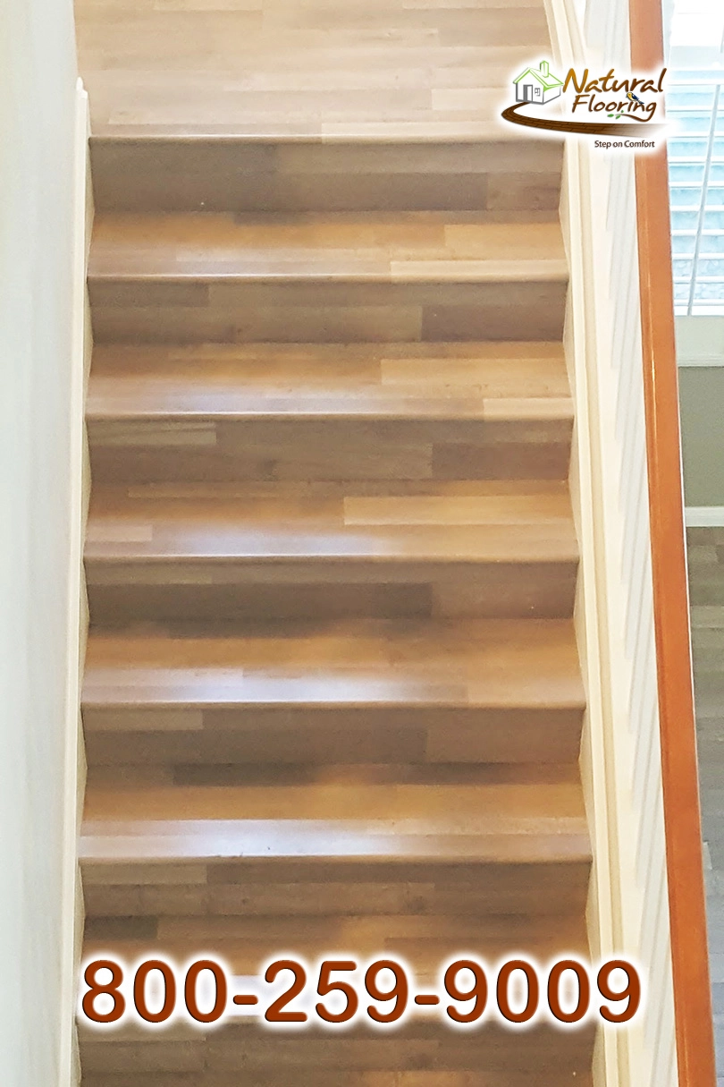 Closed Stairs, Floor Riser with White Skirtboard