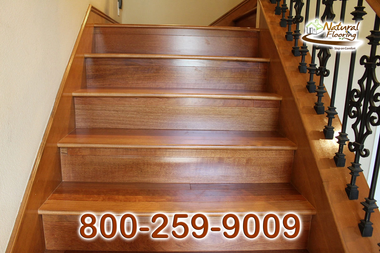 Closed Stairs, Floor Riser with Stained Skirtboard
