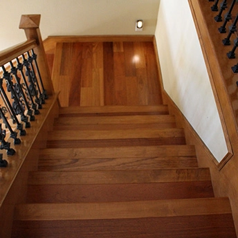 Brazilian Cherry Smooth Stairs Garrison 1