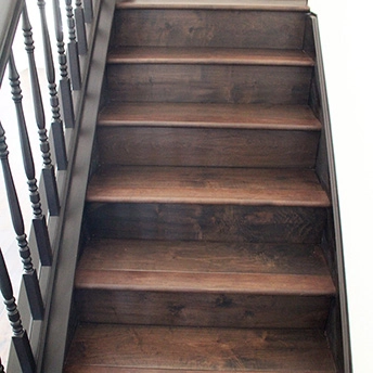 Maple Milestone Wood Stairs Visions 1