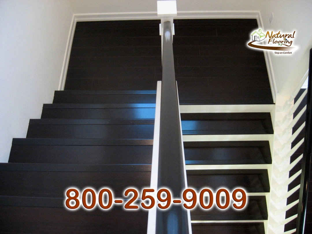 Closed Stairs, White Riser without Skirtboard