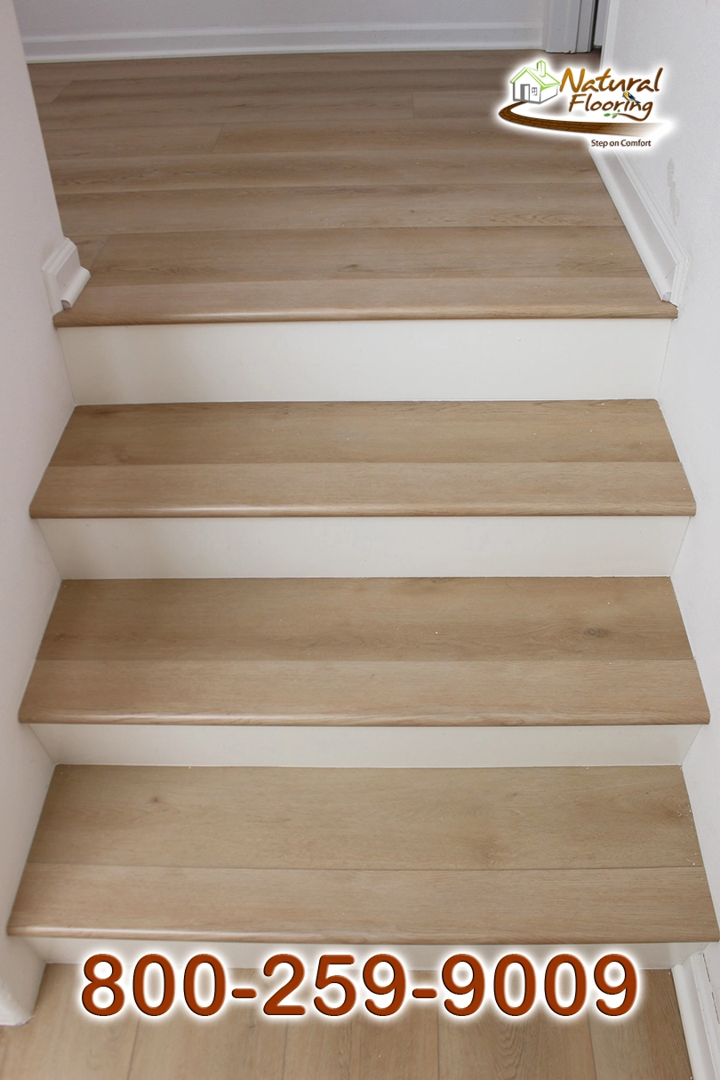 Closed Step White Riser No Skirtboard