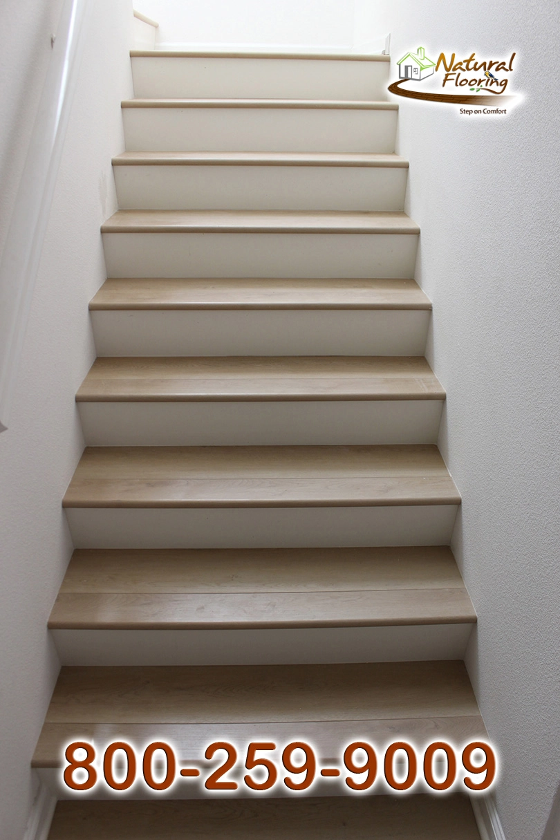 Closed Step White Riser No Skirtboard