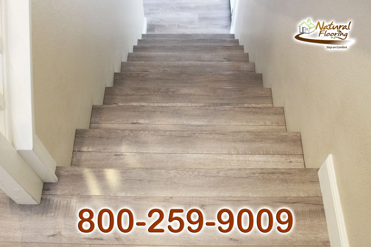 Closed Stairs, White Riser without Skirtboard