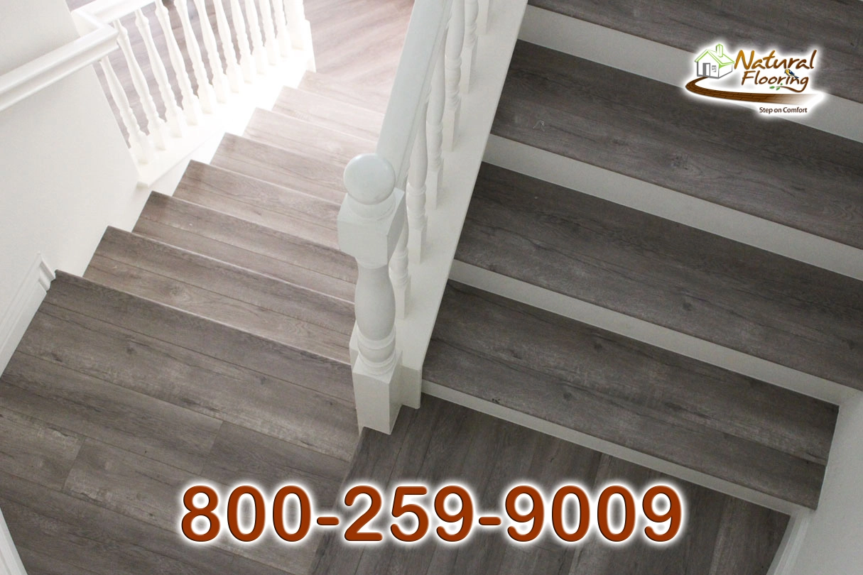 Closed Step White Riser No Skirtboard
