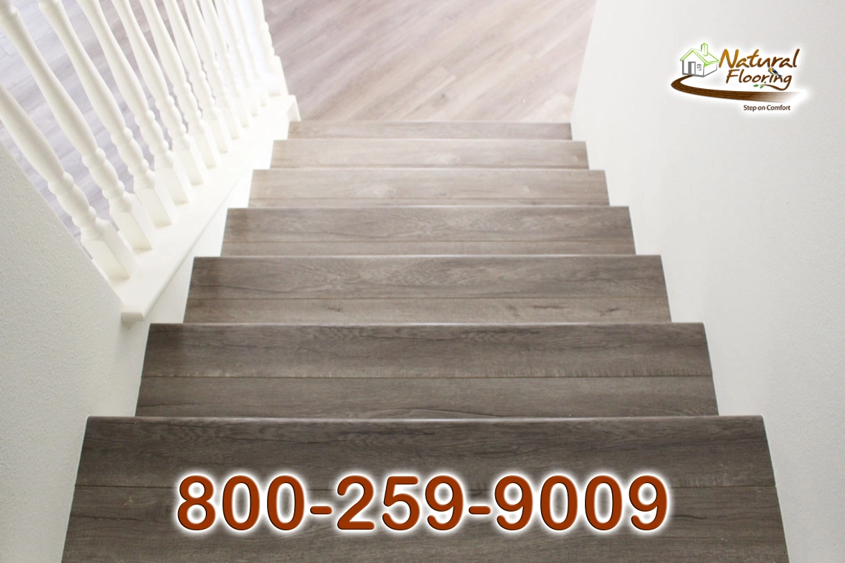 Closed Step White Riser No Skirtboard
