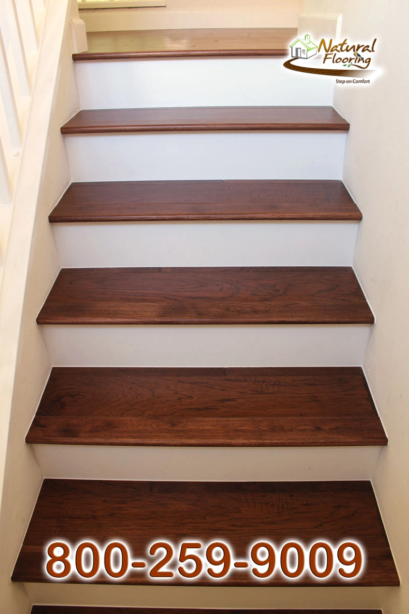 Closed Stairs, White Riser without Skirtboard