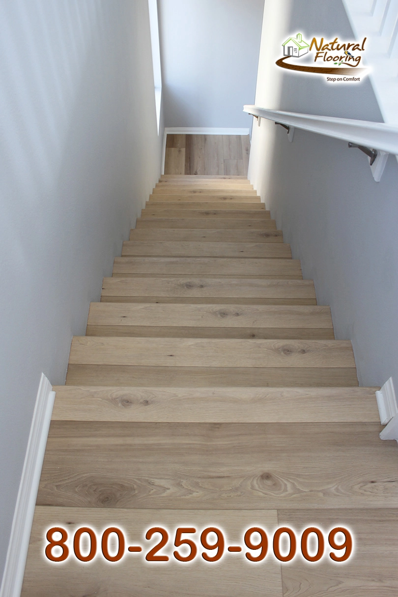 Closed Step White Riser No Skirtboard