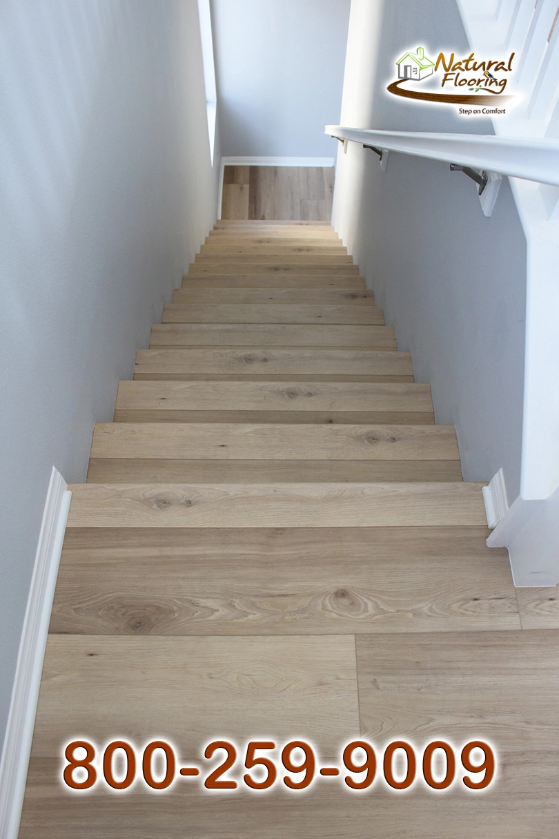 Closed Step White Riser No Skirtboard