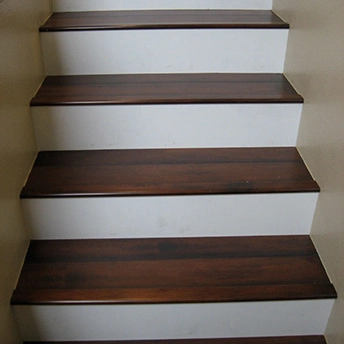 French Walnut Laminate Stairs 1