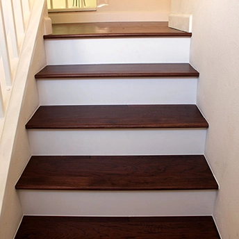 Hickory Vodka Handscraped Engineered Wood Stairs AddFloor 1 752269