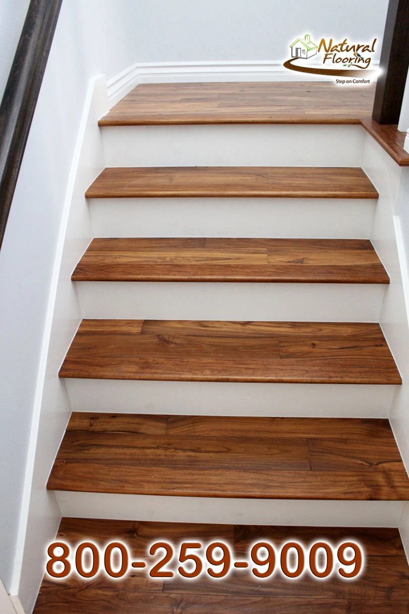 Closed Step White Riser White Skirtboard