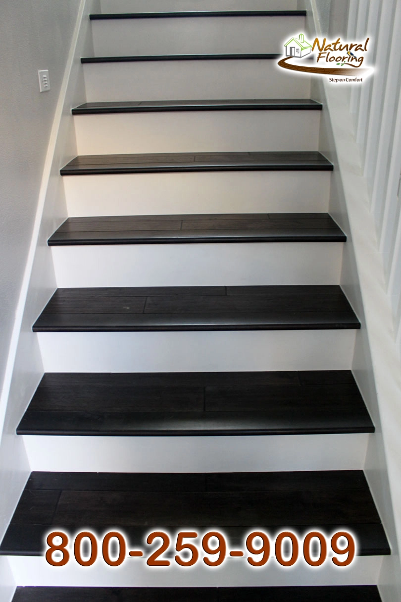 Closed Step White Riser White Skirtboard