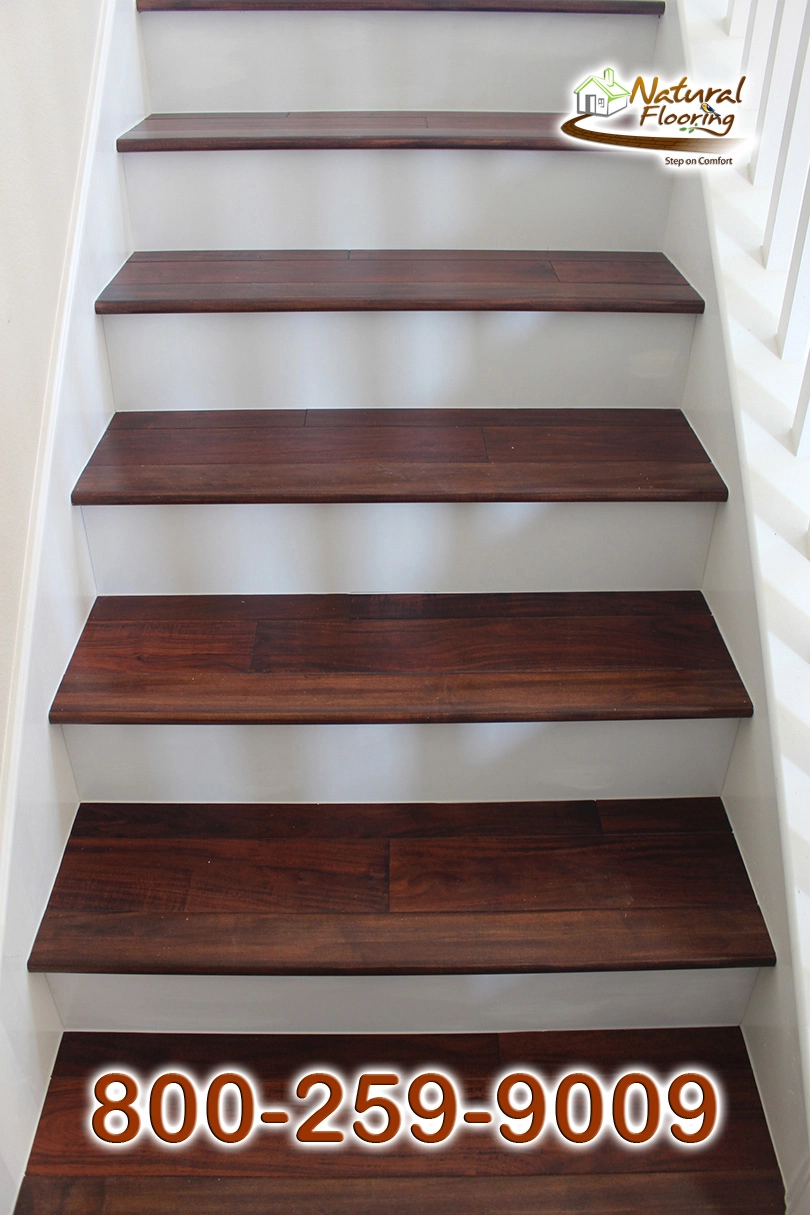 Closed Step White Riser White Skirtboard