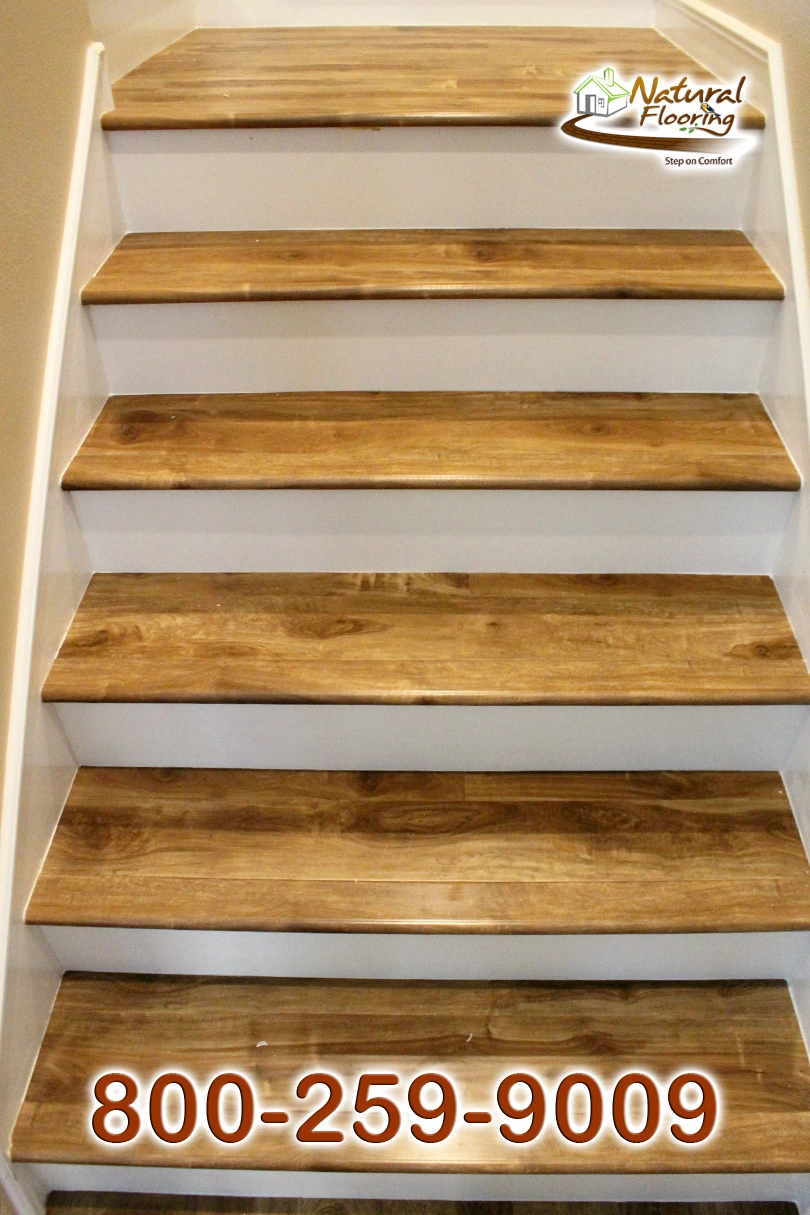 Closed Step White Riser White Skirtboard