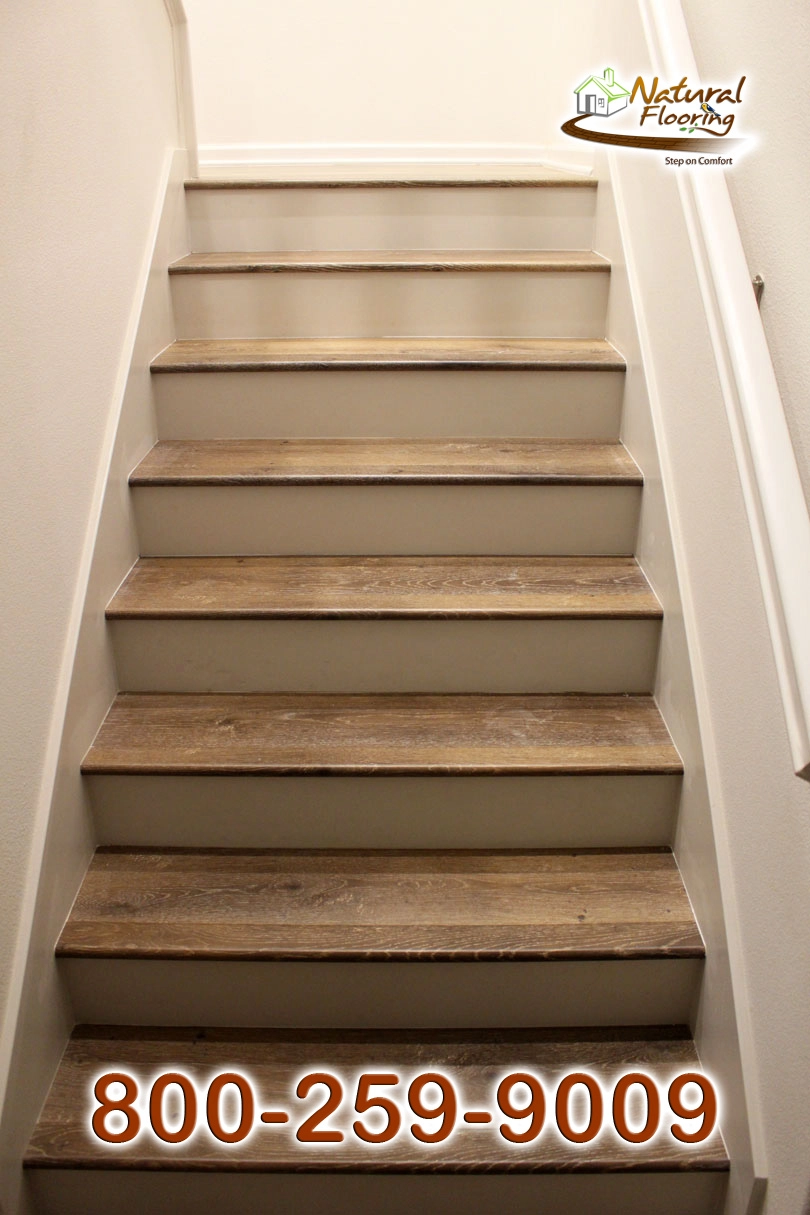 Closed Step White Riser White Skirtboard