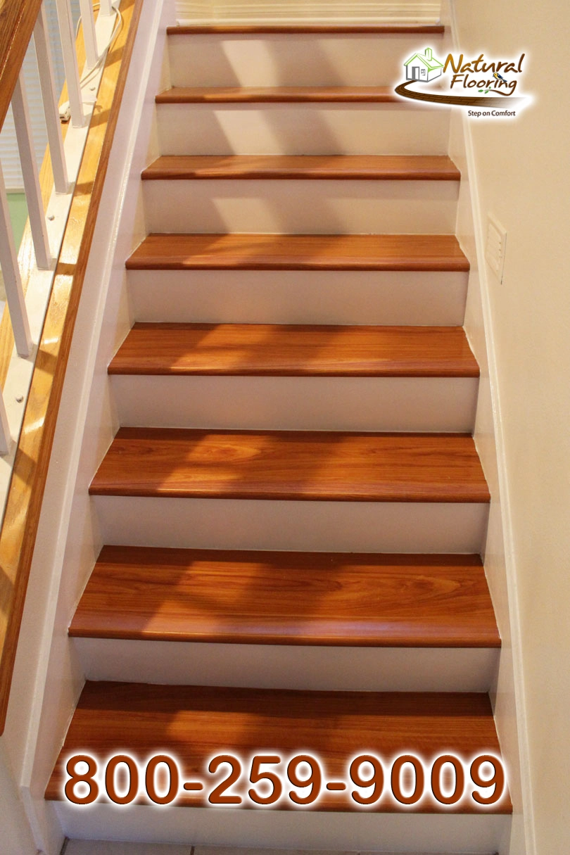 Closed Step White Riser White Skirtboard