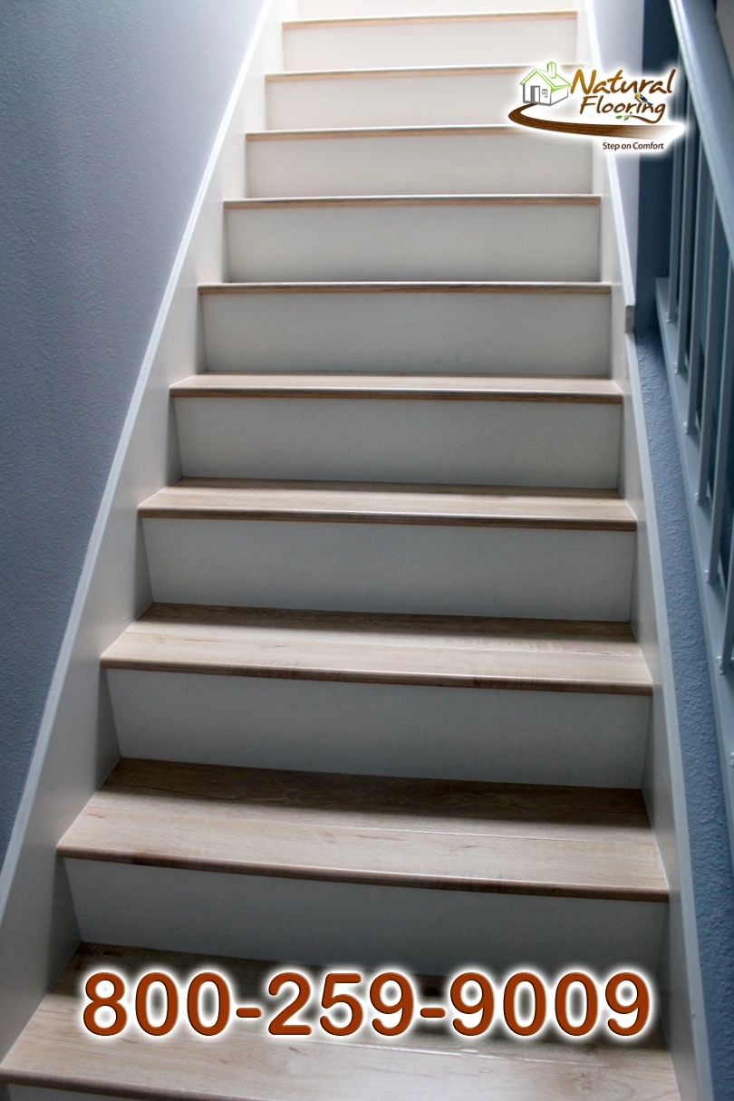 Closed Stairs, White Riser with White Skirtboard