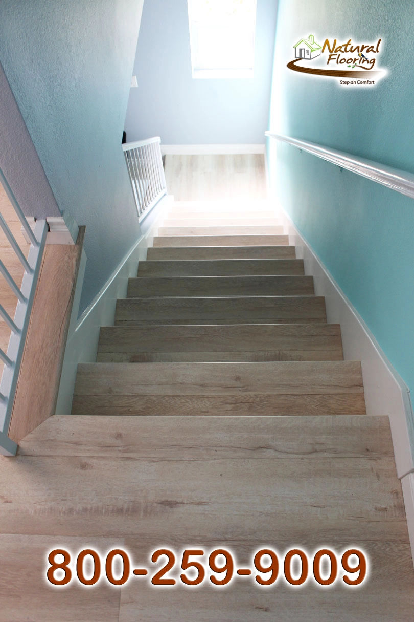 Closed Step White Riser White Skirtboard
