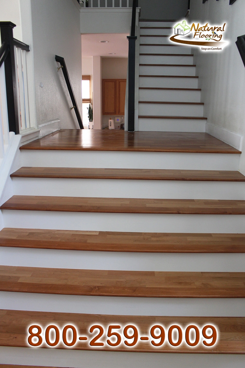Closed Stairs, White Riser with White Skirtboard