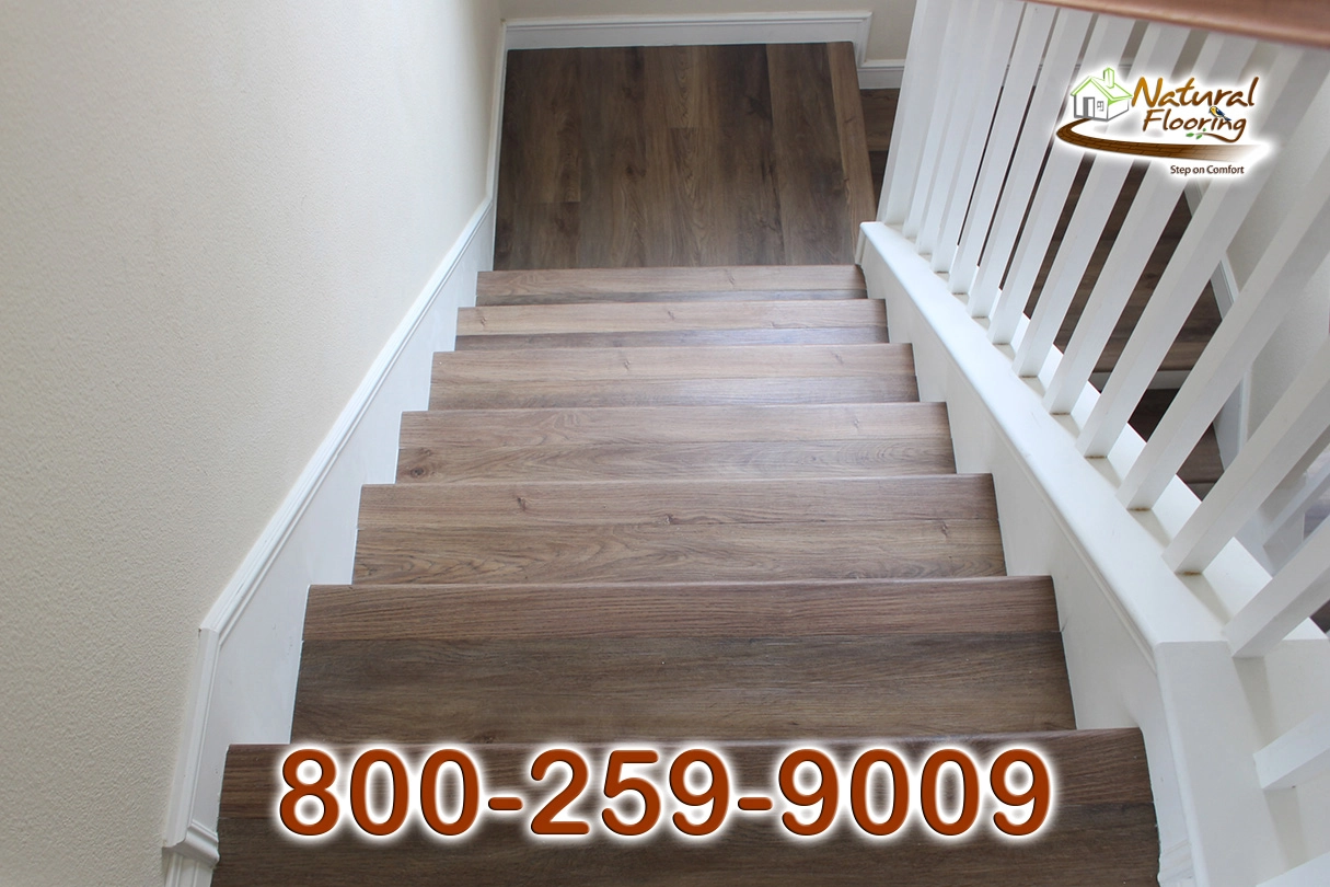 Closed Step White Riser White Skirtboard
