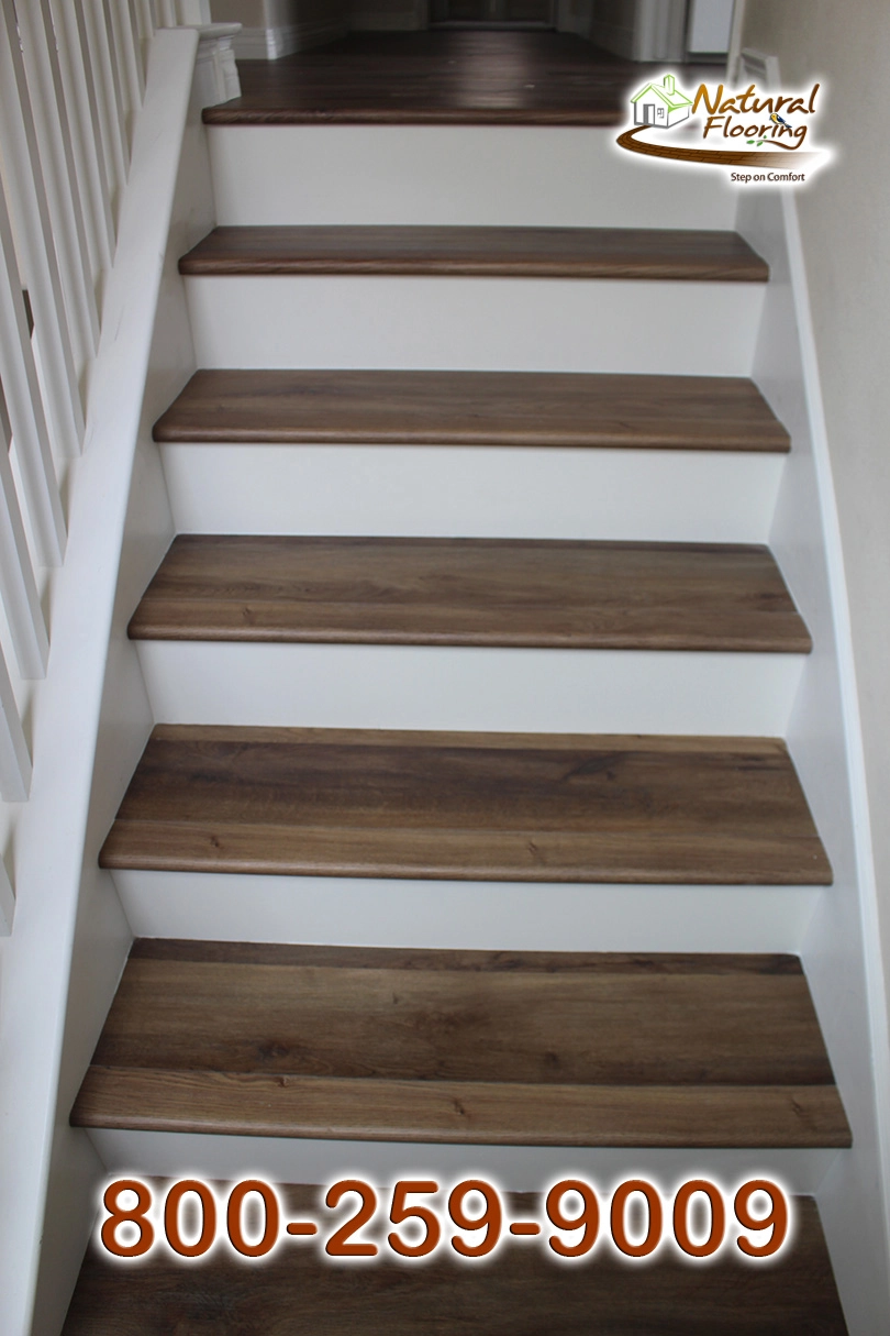 Closed Stairs, White Riser with White Skirtboard