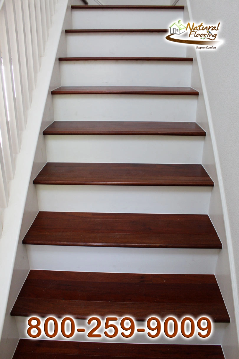Closed Step White Riser White Skirtboard
