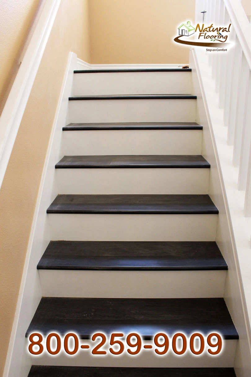 Closed Step White Riser White Skirtboard