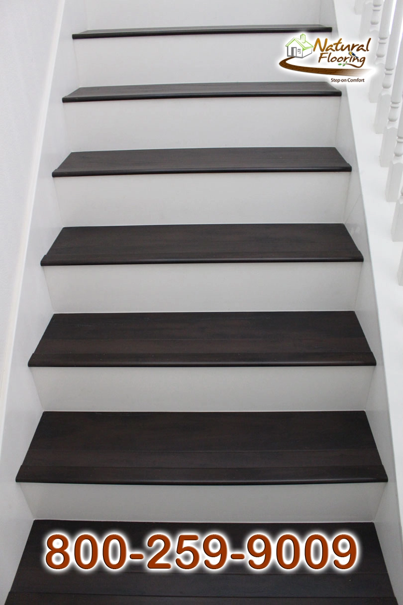 Closed Step White Riser White Skirtboard