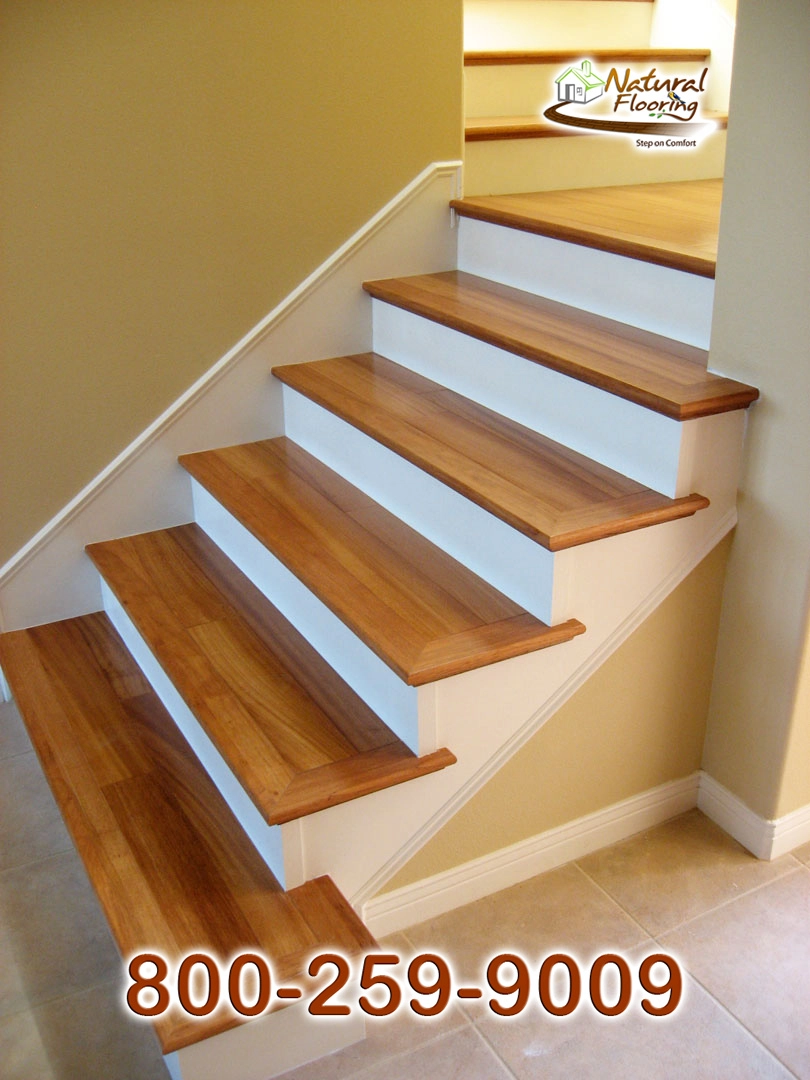 Closed Step White Riser White Skirtboard