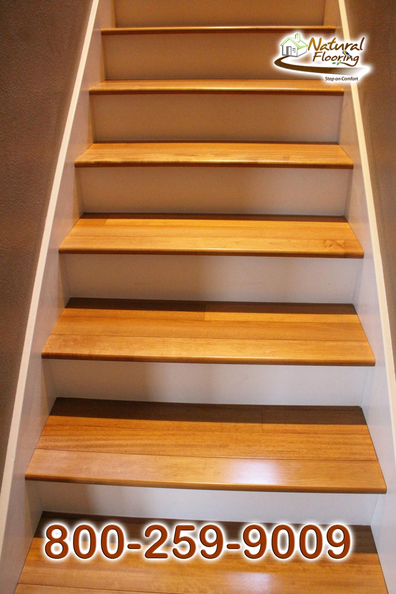 Closed Step White Riser White Skirtboard